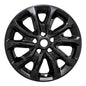 Coast To Coast Wheel Cover 17 Inch 5 V-Spoke Gloss Black Set Of 4