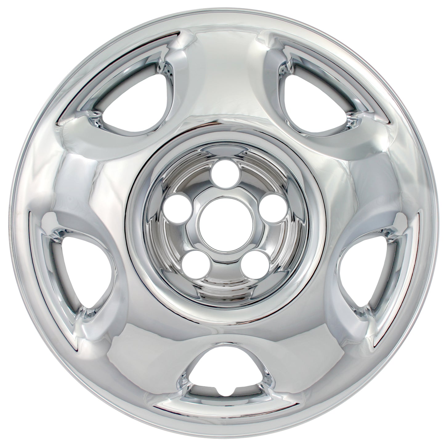 Coast To Coast Wheel Cover 17 Inch 5 Spoke Chrome Set Of 4 Steel