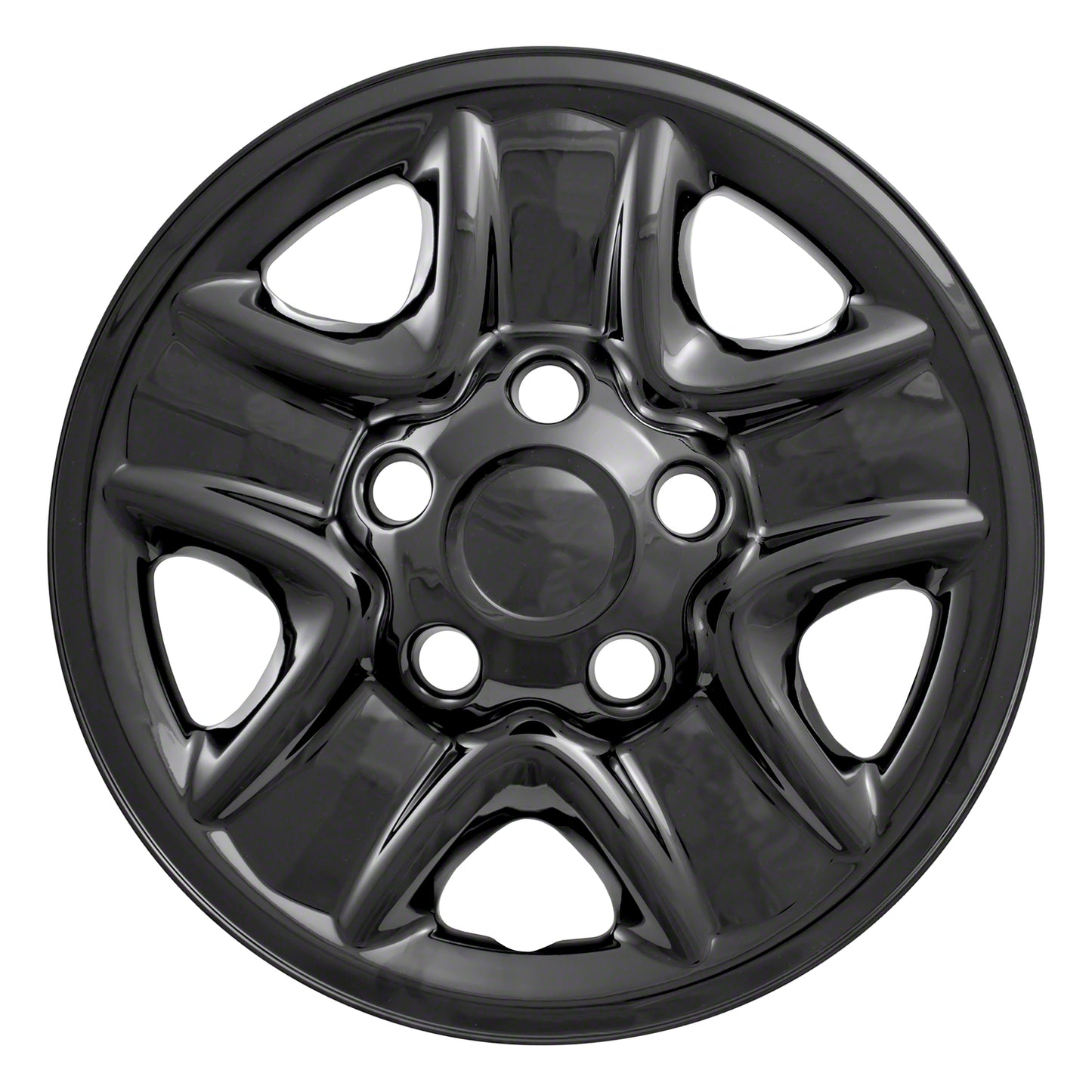 Coast To Coast Wheel Cover 18 Inch 5 Spoke Gloss Black Set Of 4