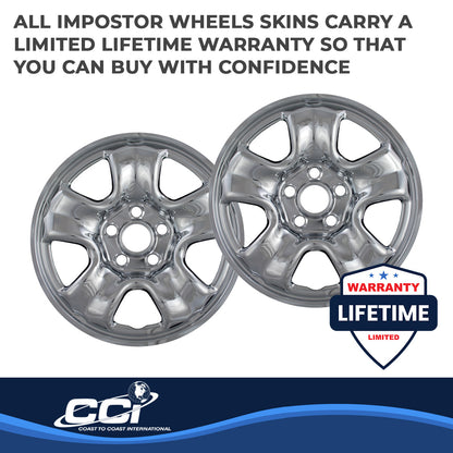 Coast To Coast Wheel Cover 16 Inch 5 Spoke Chrome Set Of 4 Steel