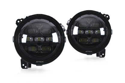 Attica LED Projector Headlights W-Sequential Turn Signal