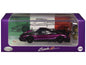 Pagani Zonda Revolucion Purple Metallic and Carbon with Extra Wheels 1/64 Diecast Model Car by CM Model  free shipping USA