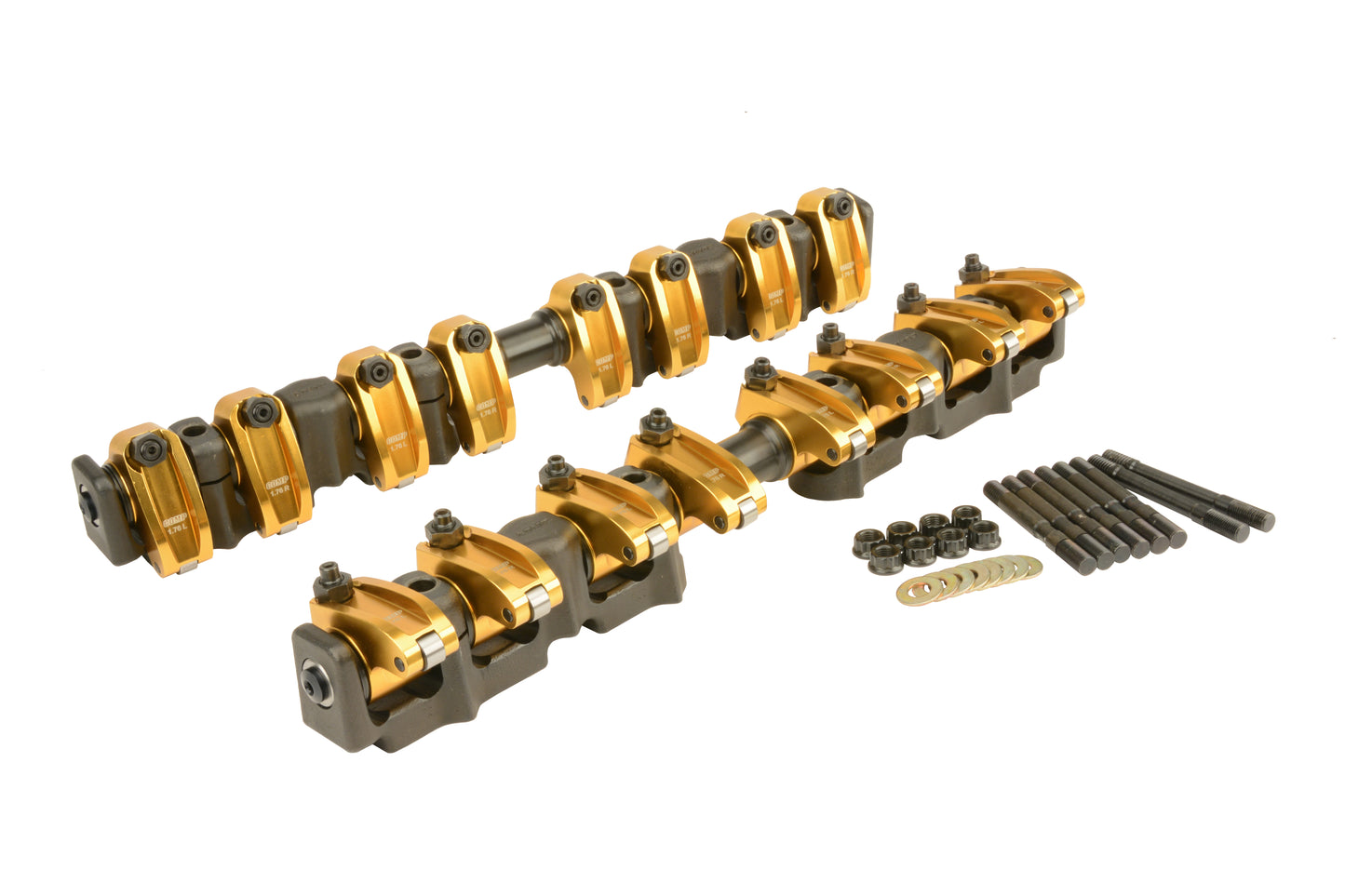 Ultra-Gold ARC Aluminum Shaft-Mount Roller Rocker Arms For Ford FE