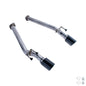 2005-2006 Pontiac GTO Muffler Delete Dual Black Tips Axle Back Exhaust