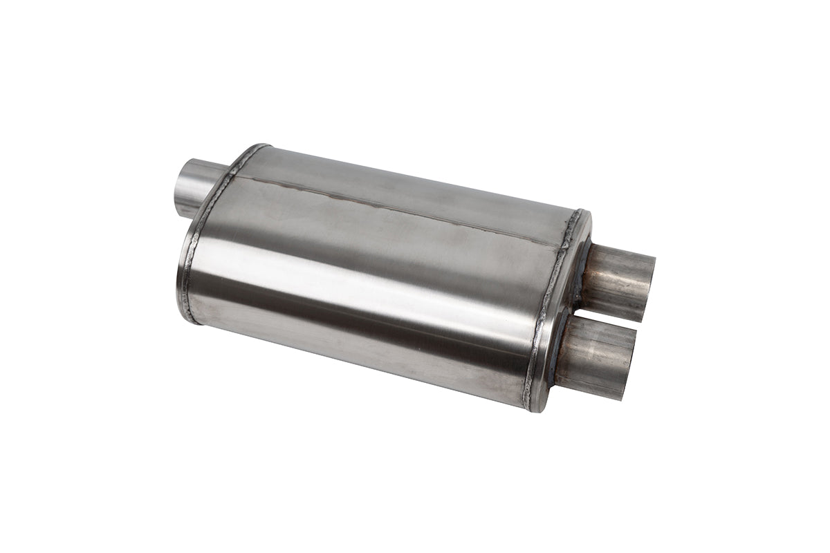 2.5in. Single Inlet/Dual Outlet Muffler With RSC Technology