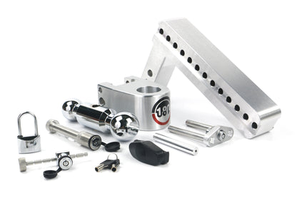 180 Hitch Chrome Ball 10" Drop Hitch With 2" Shank- Keyed Alike WS05 WS11 WS12Included