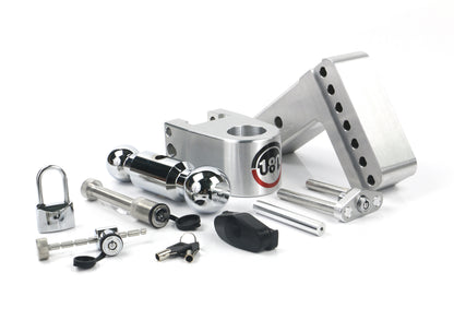 180 Hitch Chrome Ball 4" Drop Hitch With 2.5" Shank- Keyed Alike WS05 WS11 WS12 Included