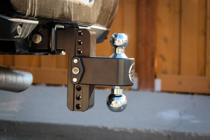 180 Hitch Chrome Cerakoted 6" Drop Hitch With 2.5" Shank W/ Keyed Alike WS05