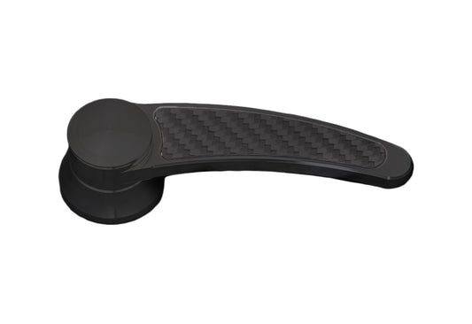 Universal Door Handle For Pre-1948 Ford; Black; Carbon Fiber