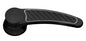 Universal Door Handle For Pre-1948 Ford; Black Onyx; Carbon Fiber