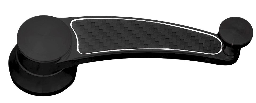 Window Crank; 1970-74 MOPAR; Carbon Fiber; Black Onyx