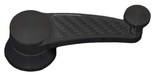 Quarter Window Crank; 1970-74 MOPAR; Carbon Fiber; Black