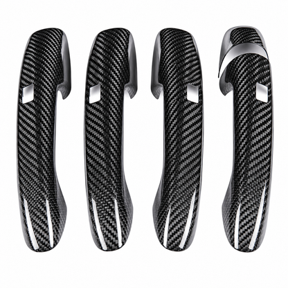 Carbon Fiber Door Handle Covers for Mercedes Benz W205 C E S GLC GLE AMG