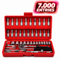 BBP® 46pcs 1/4” Drive Socket 7000 ENTRIES