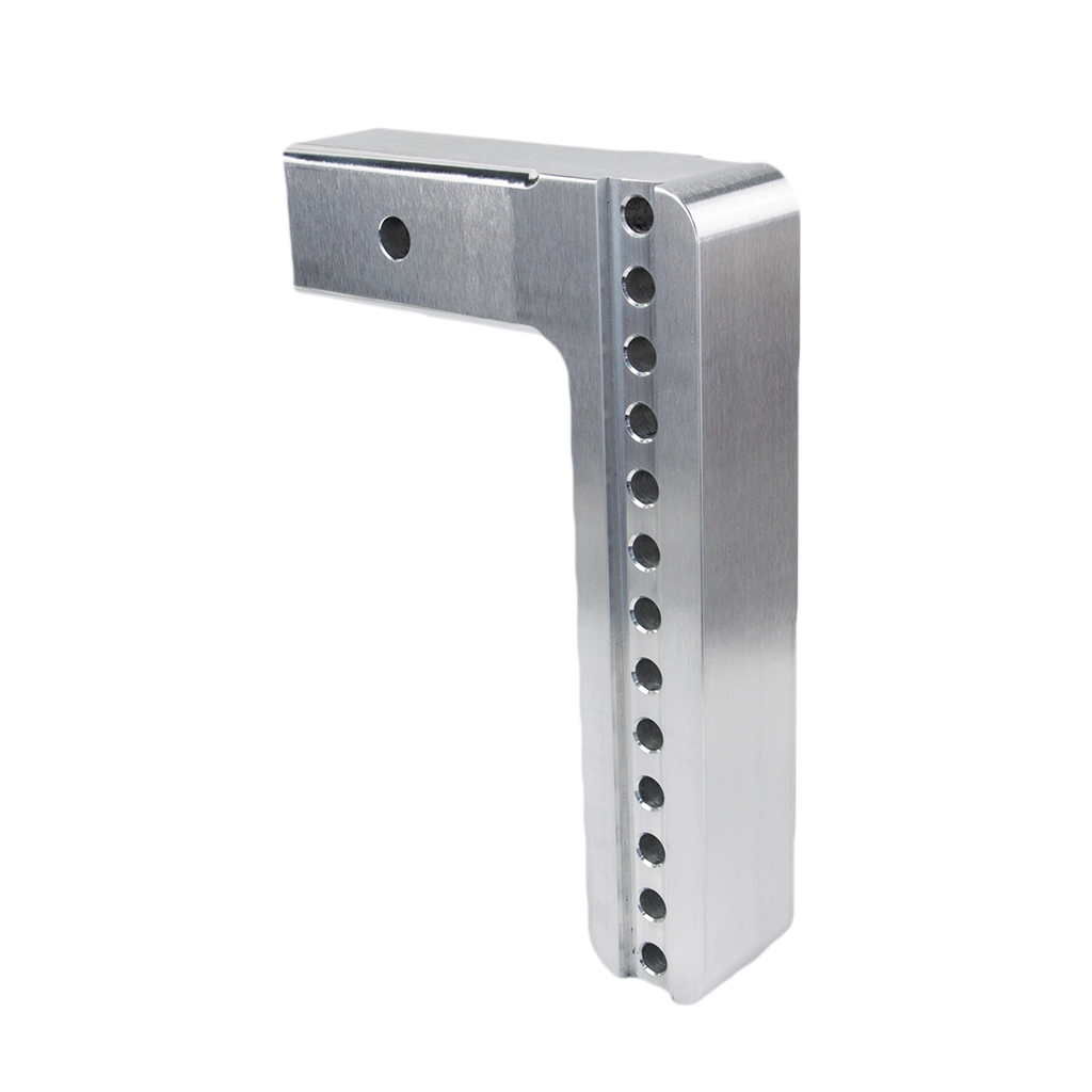 Weigh Safe Aluminum Draw Bar 10" Drop 2.5" Shank