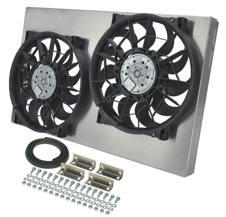 Dual Radiator Fan Shroud Assembly - 16836