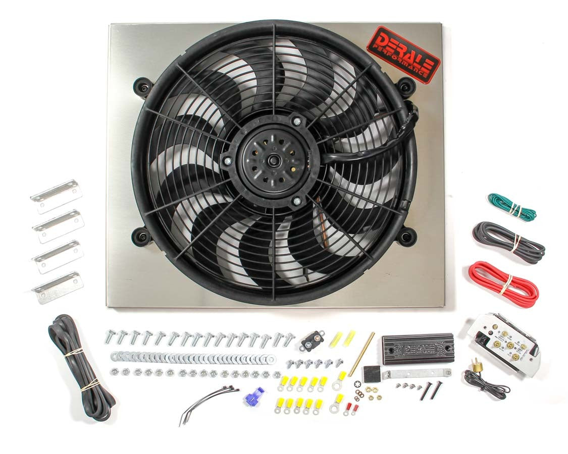 PWM Single RAD Fan/ Aluminum Shroud Assembly - 66821