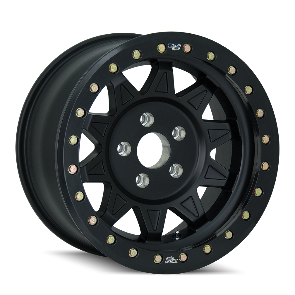 DIRTY LIFE ROADKILL RACE SATIN BLACK 17X9 5-127 -38MM 71.5MM 9302-7973MB38