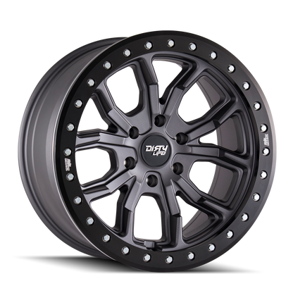 DIRTY LIFE DT-1 9303 SATIN GUNMETAL 17X9 6-139.7  -12MM 106MM 9303-7983MGT12