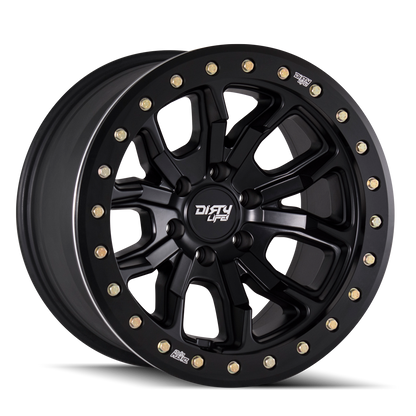 DIRTY LIFE DT-1 9303 SATIN BLACK 17X9 5-139.7 -38MM 108MM 9303-7985MB38