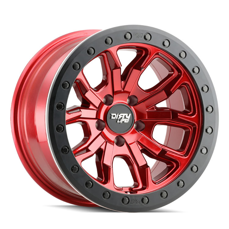 DIRTY LIFE DT-1 9303 CRIMSON CANDY RED 17X9 5-127 -12MM 78.1MM 9303-7973R12