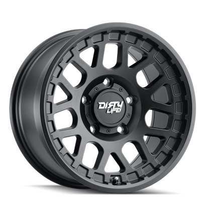 DIRTY LIFE MESA 9306 MATTE BLACK 17X9 5-127 -12MM 78.1MM 9306-7973MB12
