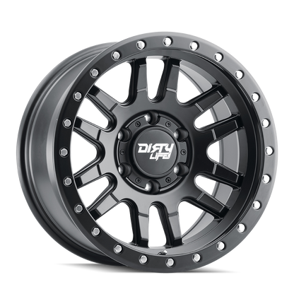 DIRTY LIFE CANYON PRO 9309 SATIN BLACK 17X9 6-139.7 -12MM 106MM 9309-7983MB12
