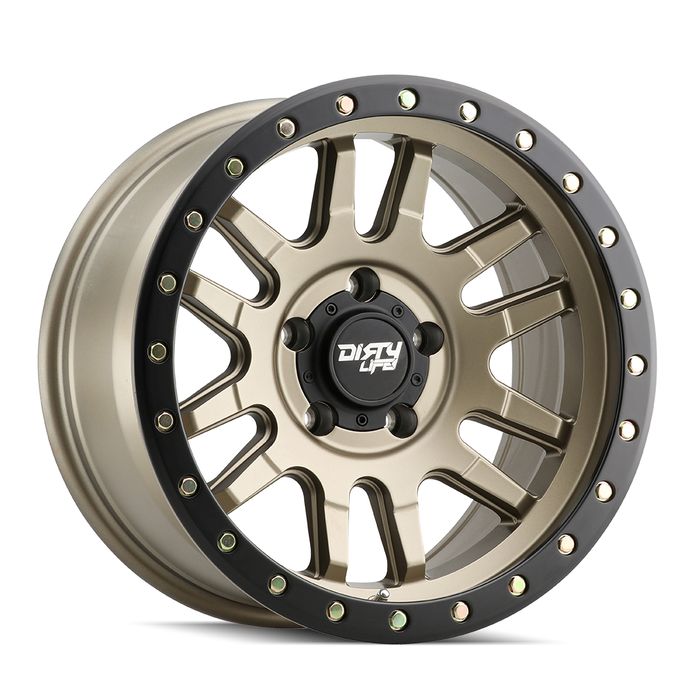 DIRTY LIFE CANYON PRO 9309 SATIN GOLD 17X9 5-127 -12MM 71.5MM 9309-7973MGD12