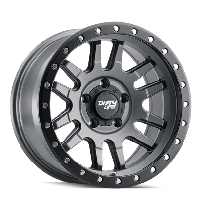 DIRTY LIFE CANYON PRO 9309 SATIN GRAPHITE 17X9 5-127 -38MM 71.5MM 9309-7973MGT38