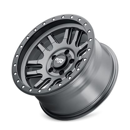 DIRTY LIFE CANYON PRO 9309 SATIN GRAPHITE 17X9 5-127 -12MM 71.5MM 9309-7973MGT12