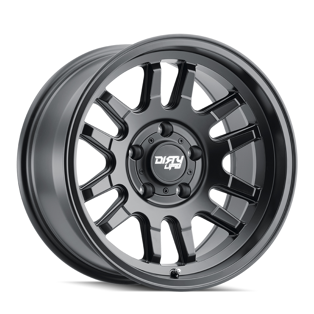 DIRTY LIFE CANYON 9310 MATTE BLACK 17X9 5-127 -12MM 71.5MM 9310-7973MB12