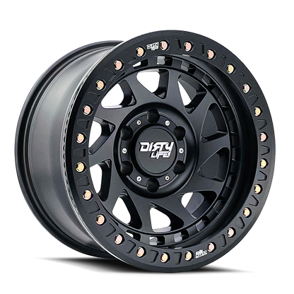 DIRTY LIFE ENIGMA RACE 9313 MATTE BLACK 17X9 6-139.7 -38MM 106MM 9313-7983MB38