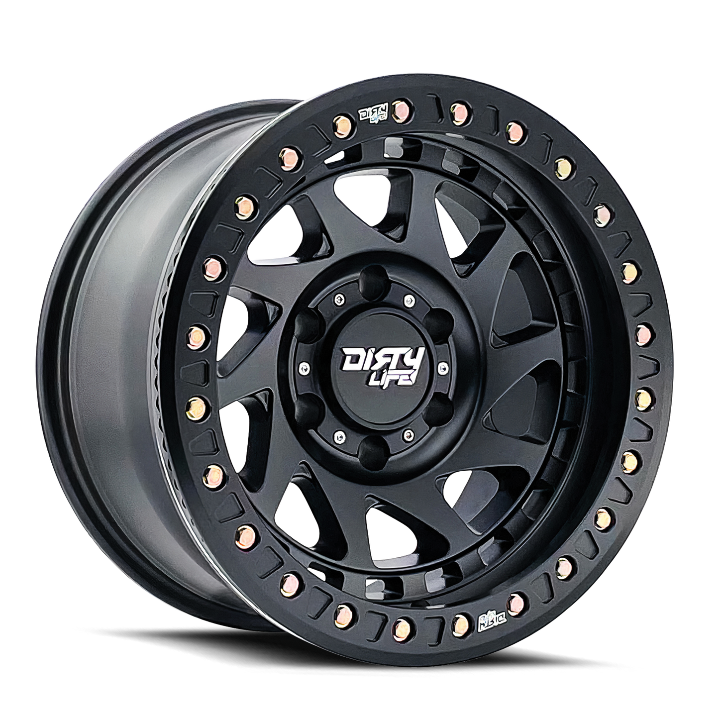 DIRTY LIFE ENIGMA RACE 9313 MATTE BLACK 17X9 5-127 -12MM 78.1MM 9313-7973MB12