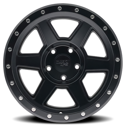 DIRTY LIFE COMPOUND 9315 MATTE BLACK 18X9 6-139.7 -12MM 106MM 9315-8983MB12