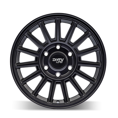 DIRTY LIFE JOURNEY 9316 SATIN BLACK 17X8.5 6-139.7 0MM 106MM 9316-7883MB