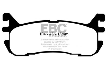 EBC Brakes - S4 Kits Redstuff And USR Rotor - S4KR1000