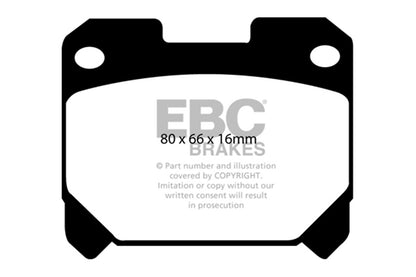 EBC Brakes - S9 Kits Yellowstuff And USR Rotors - S9KR1659