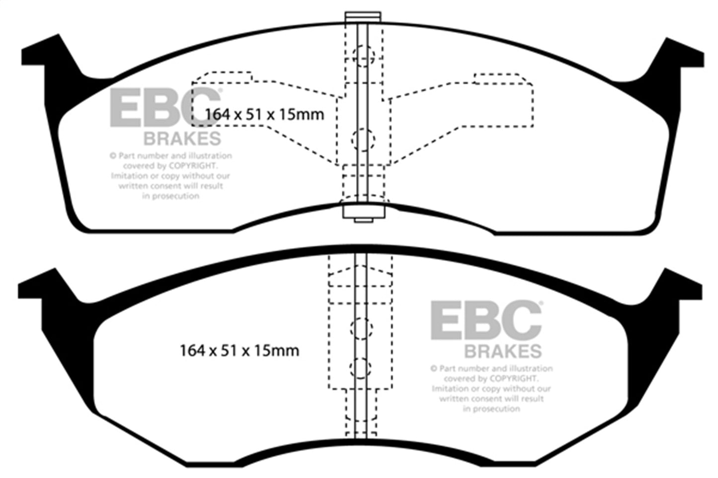 EBC Brakes - S5 Kits Yellowstuff And GD Rotors - S5KF1020