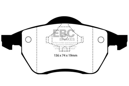 EBC Brakes - S20 Kits Ultimax And Plain Rotors - S20K1669