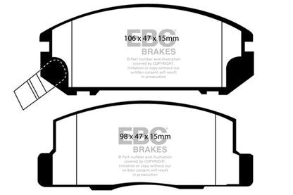 EBC Brakes - S4 Kits Redstuff And USR Rotor - S4KR1013