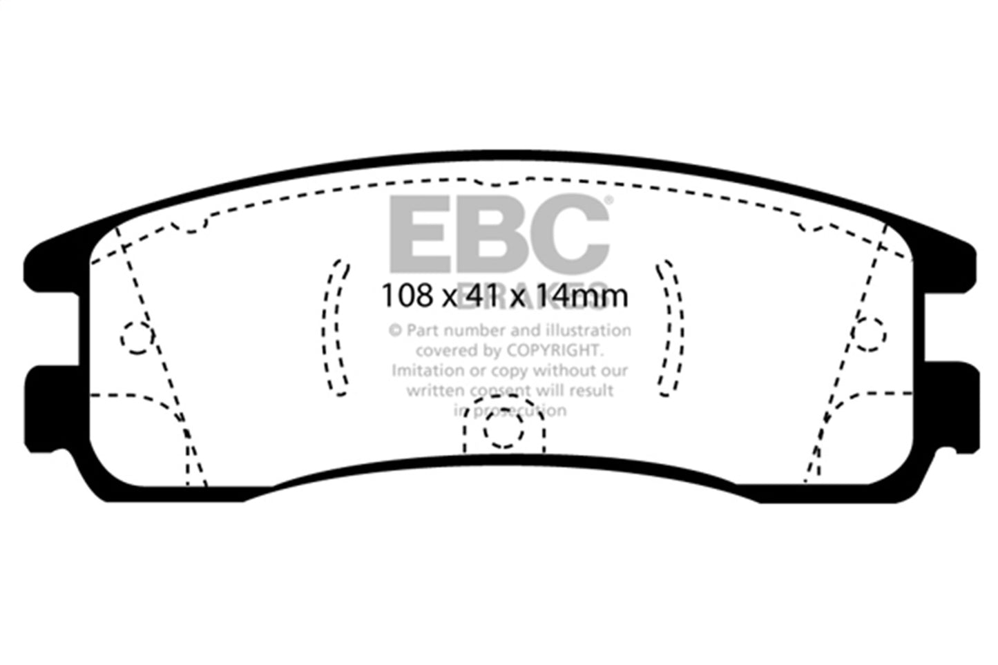 EBC Brakes - S4 Kits Redstuff And USR Rotor - S4KR1023