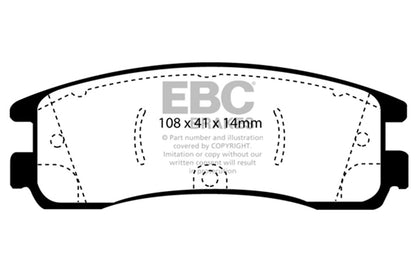 EBC Brakes - S4 Kits Redstuff And USR Rotor - S4KR1023
