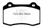 EBC Brakes - S4 Kits Redstuff And USR Rotor - S4KR1026