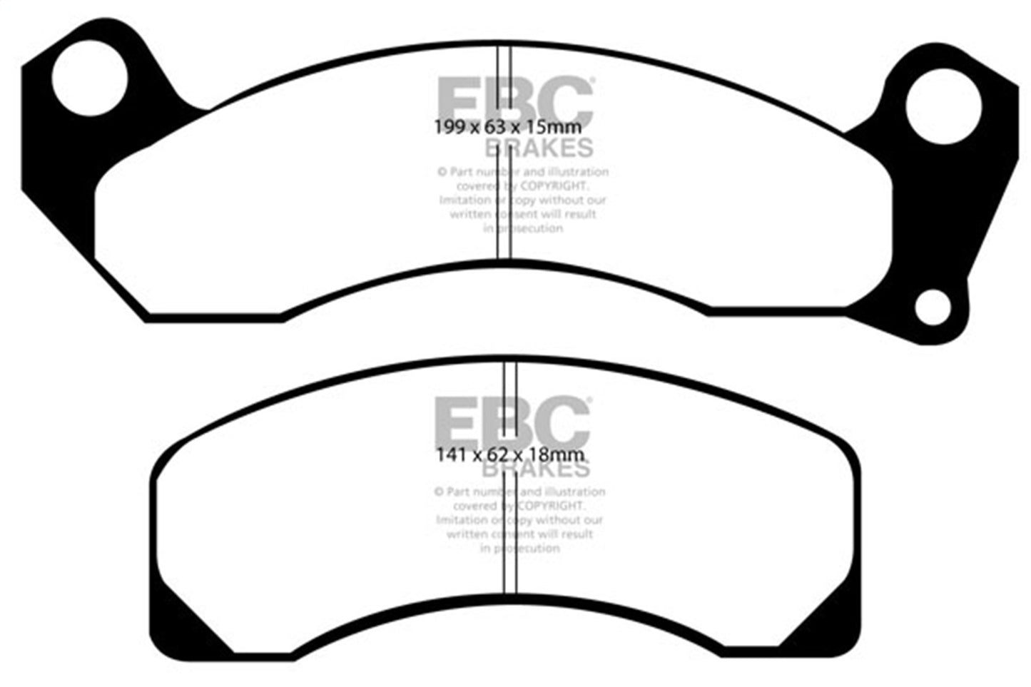 EBC Brakes - S5 Kits Yellowstuff And GD Rotors - S5KF1086