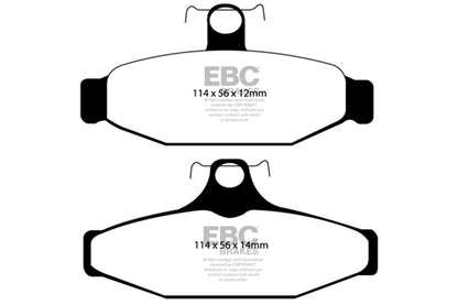 EBC Brakes - S9 Kits Yellowstuff And USR Rotors - S9KR1120