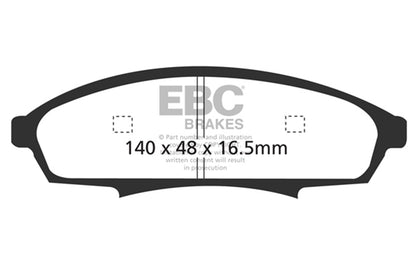 EBC Brakes - S5 Kits Yellowstuff And GD Rotors - S5KF1141