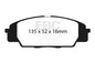 EBC Brakes - S6 Kits Bluestuff And GD Rotors - S6KF1082