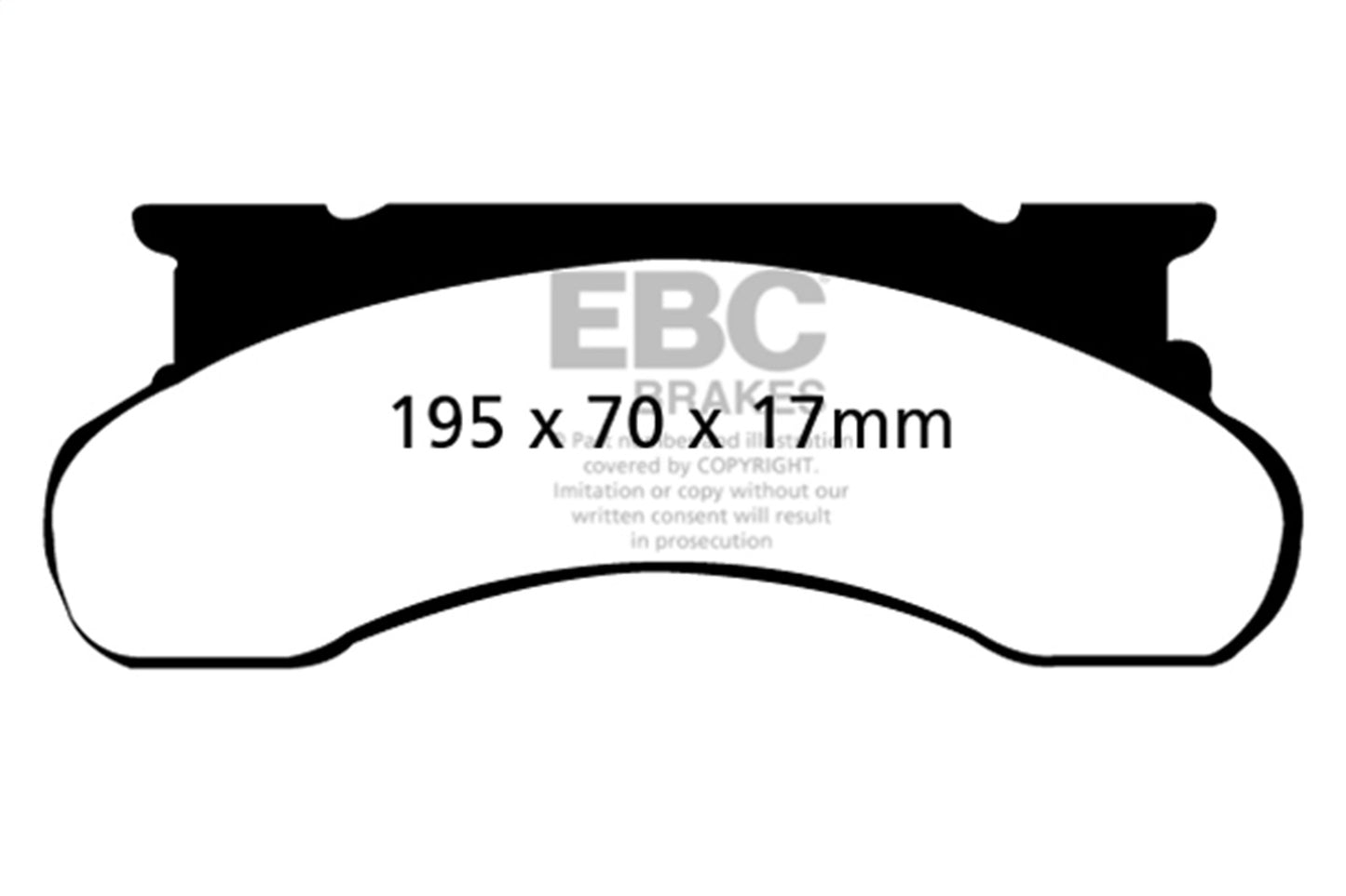 EBC Brakes - Ultimax OEM Replacement Brake Pads - UD120