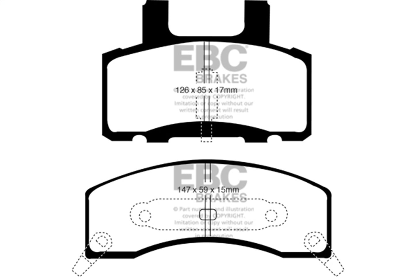 EBC Brakes - S14 Kits Greenstuff And RK Rotors SUV - S14KF1077