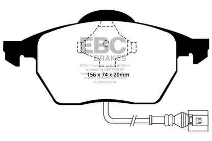 EBC Brakes - S2 Kits Greenstuff 2000 And USR Rotors - S2KF1094